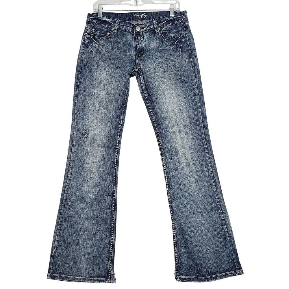 Firefly Denim Mid-Rise Bootcut Jeans Size 7 - Picture 2 of 11